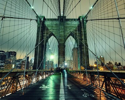 Brooklyn bridge - Europeans in New York